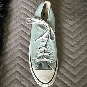 Rare size 10, pale blue, converse, all-star, tennis shoes